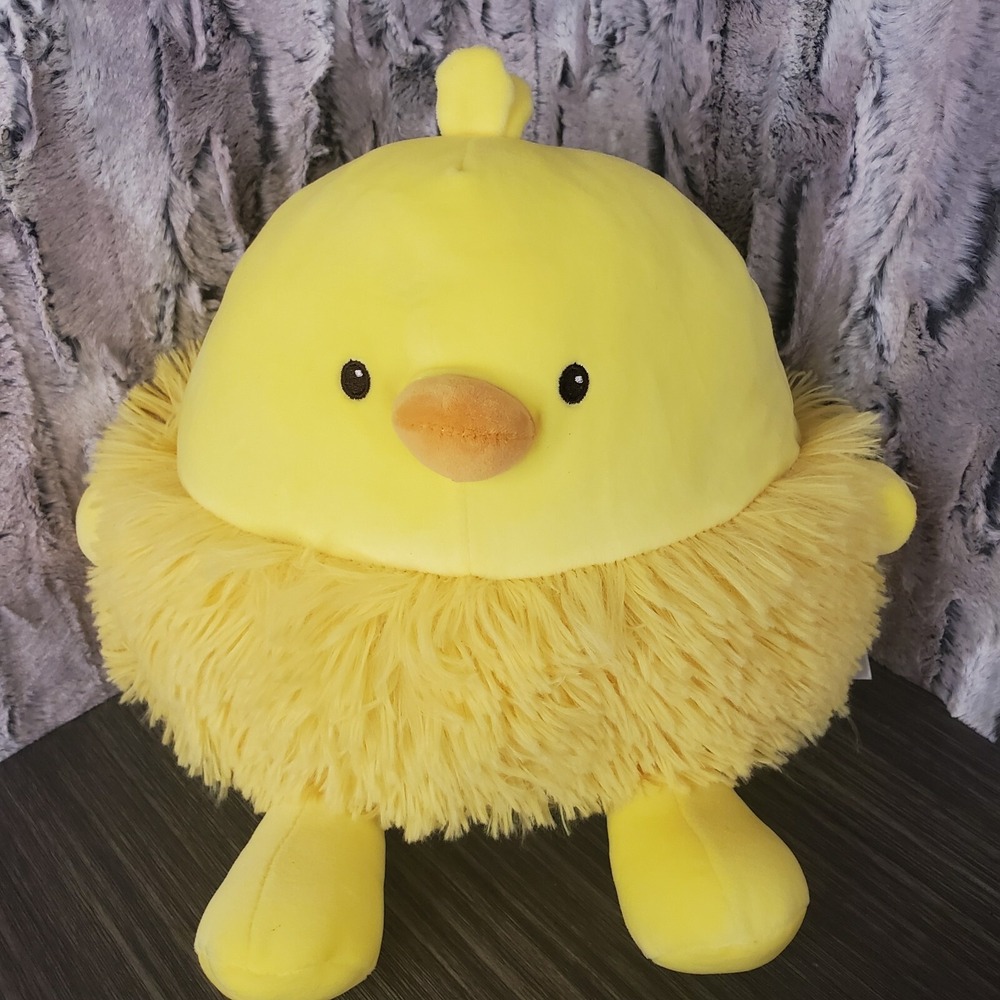 Soft Yellow Plush Chick Animal‎ Adventure Squeeze with Love Stuffed Animal